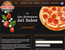 Tablet Screenshot of grandcheesepizza.com